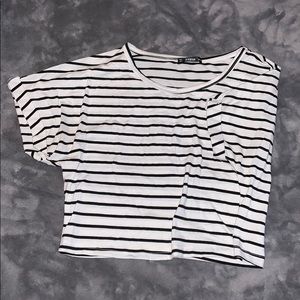 Striped crop top